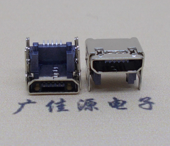 樟木头镇MICRO USB 5P母座 SMT垫高 L=4.15双壳