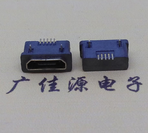 樟木头镇MICRO USB5p防水接口 90度卧式 两脚插板牢固