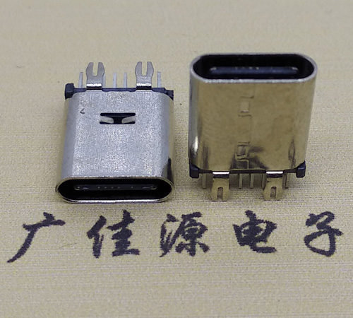 樟木头镇直立式type-c14p母座接口 usb type-c连接器