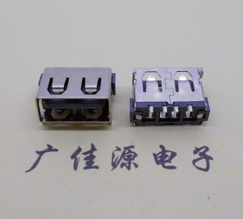 樟木头镇usb2.0母座带弹两脚插整体长度10.0mm