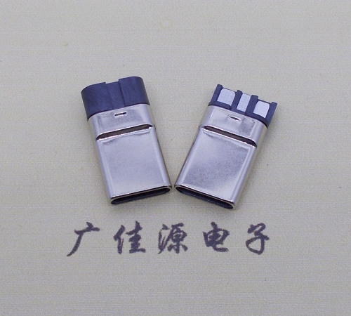 樟木头镇焊线式 type c11p拉伸公头连接器总体长15.9mm