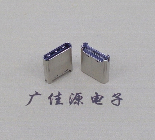 樟木头镇TYPE-C公头24P夹0.7mm厚度PCB板 外壳铆压和拉伸两种款式 可高数据传输和快速充电音频等功能